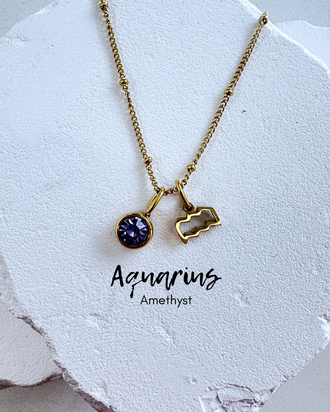 Birthstone/Zodiac/Constellation Charm Necklace