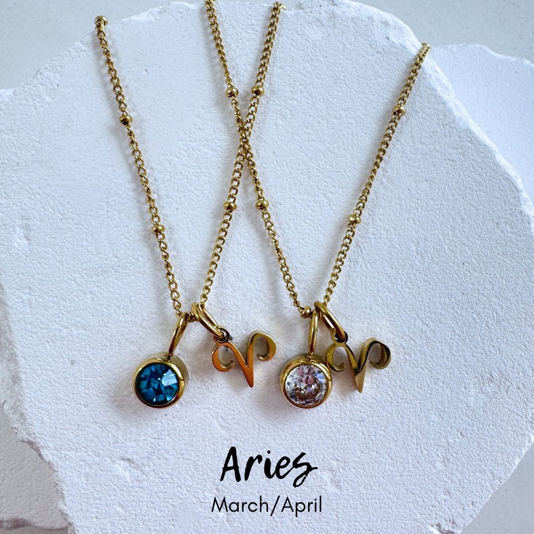 Birthstone/Zodiac/Constellation Charm Necklace
