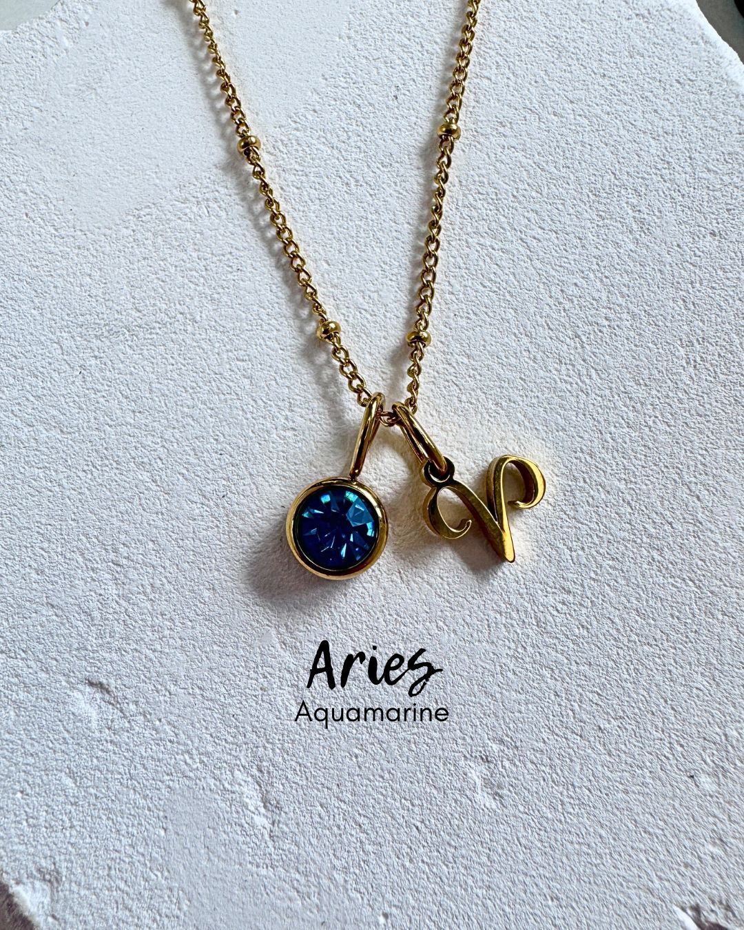 Birthstone/Zodiac/Constellation Charm Necklace