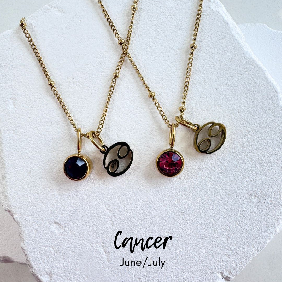 Birthstone/Zodiac/Constellation Charm Necklace