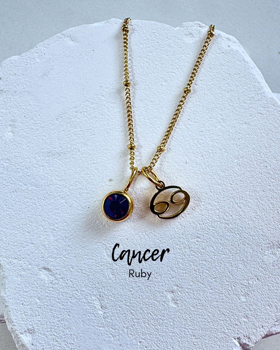 Birthstone/Zodiac/Constellation Charm Necklace