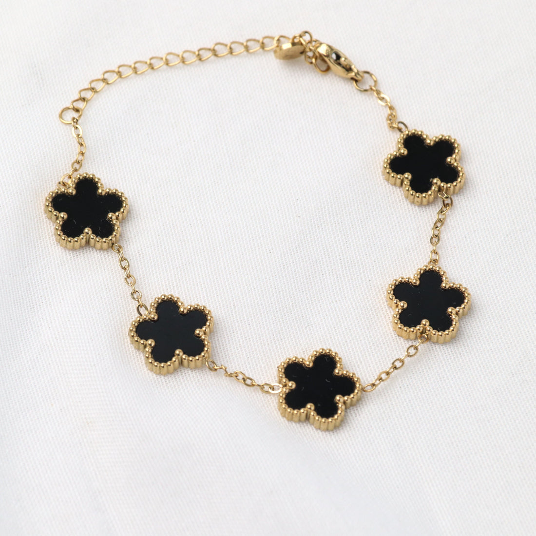 Lily | Flower Stainless Steel 18K Gold Plated Bracelet