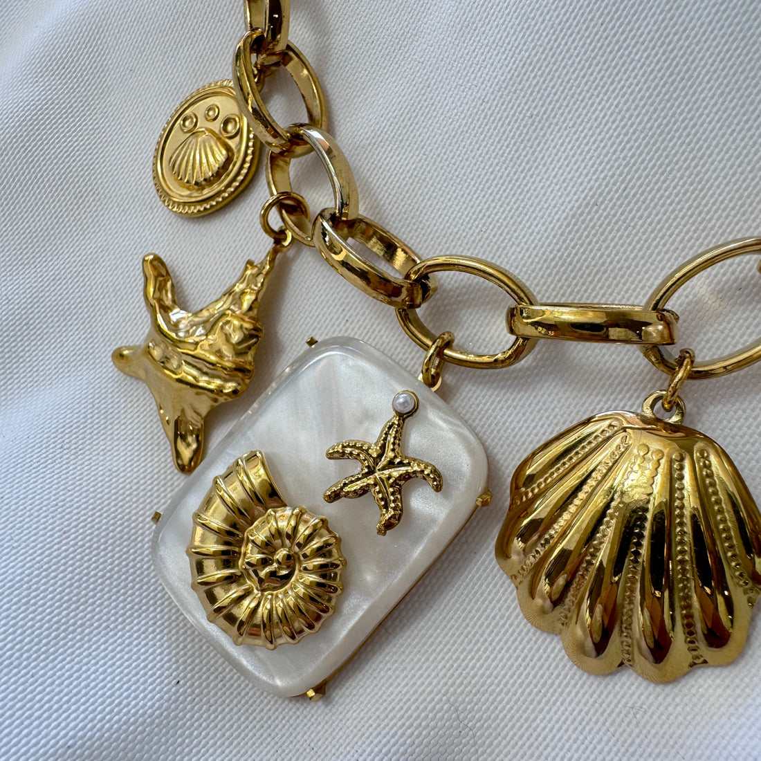 Sirena - Statement Ocean Charm Necklace