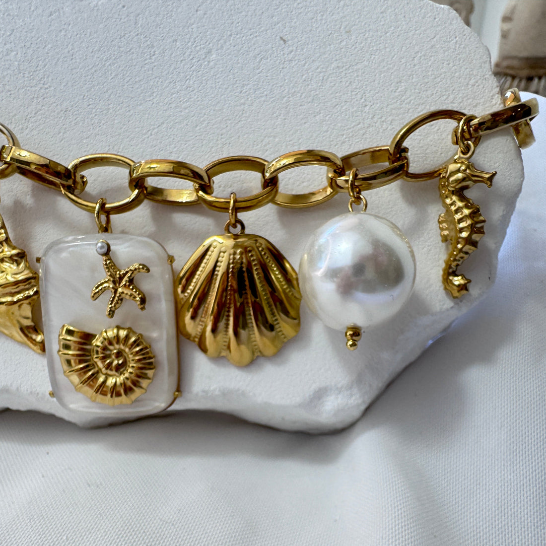 Sirena - Statement Ocean Charm Necklace