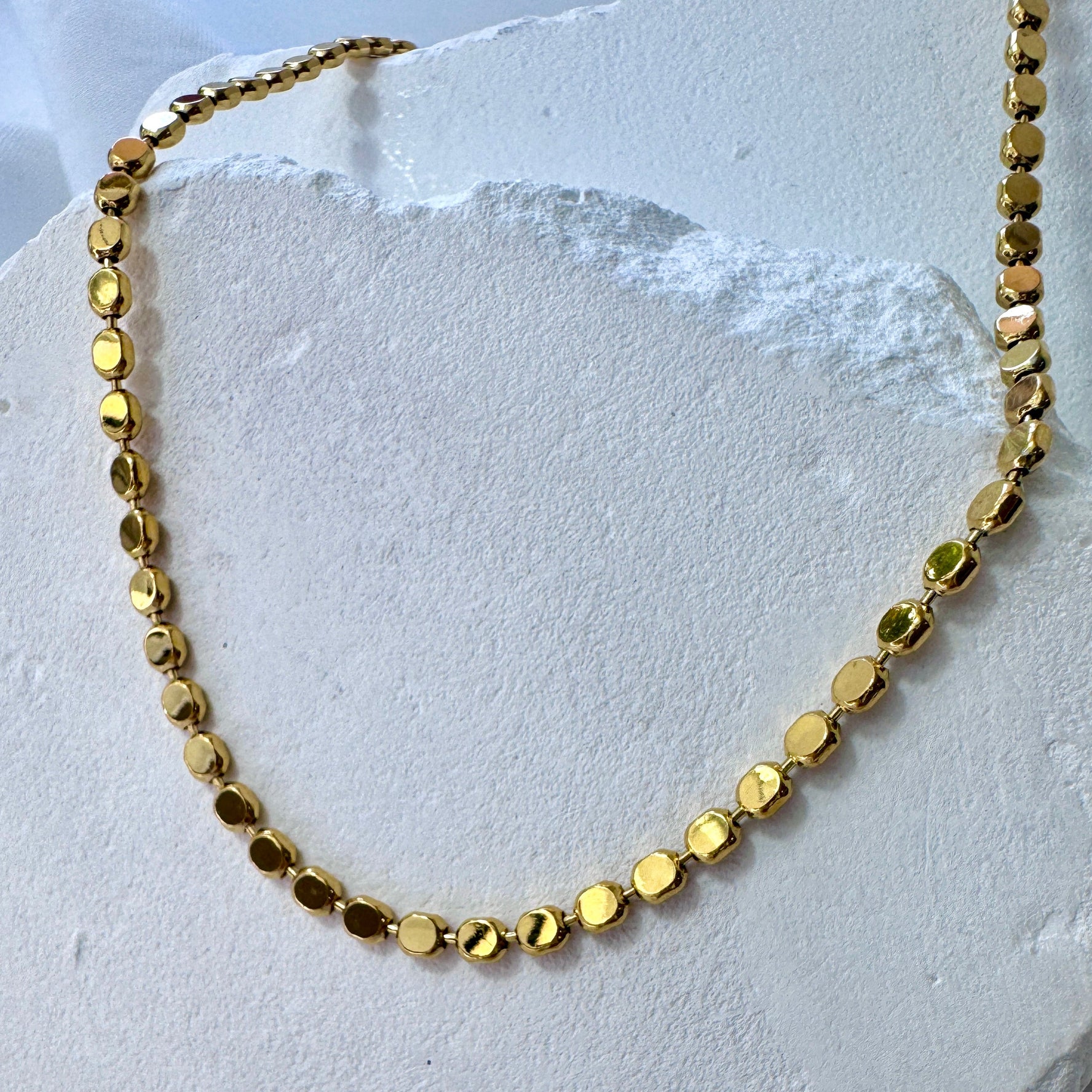 Sunseeker | 18K Gold Disc Chain