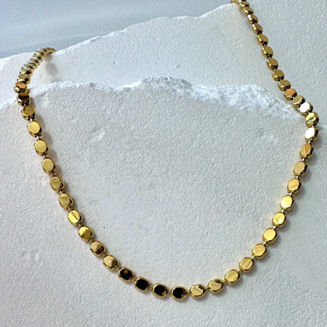 Sunseeker | 18K Gold Disc Chain