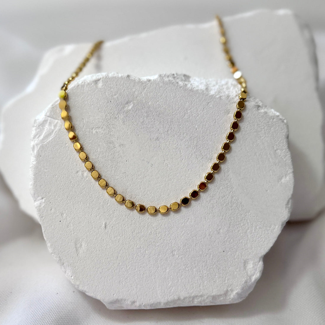 Sunseeker | 18K Gold Disc Chain