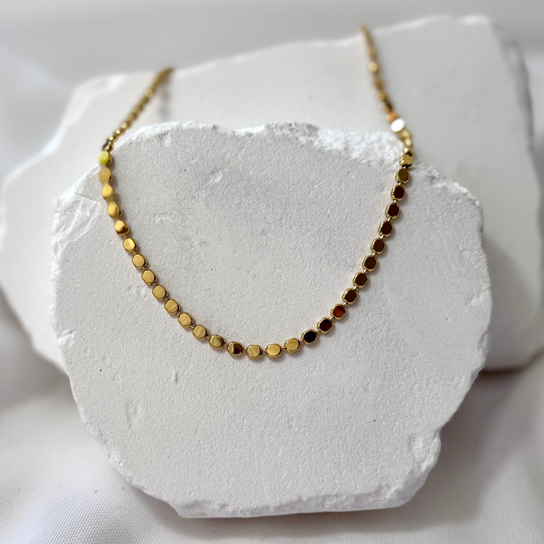 Sunseeker | 18K Gold Disc Chain