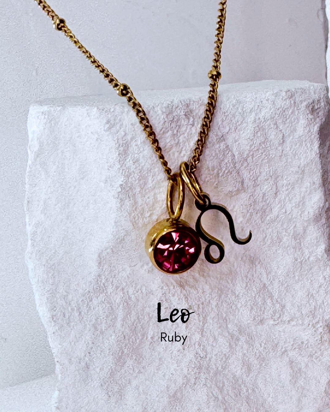 Birthstone/Zodiac/Constellation Charm Necklace