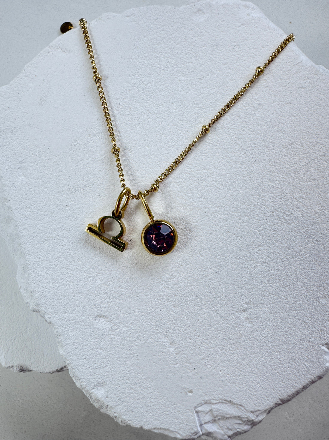 Birthstone/Zodiac/Constellation Charm Necklace