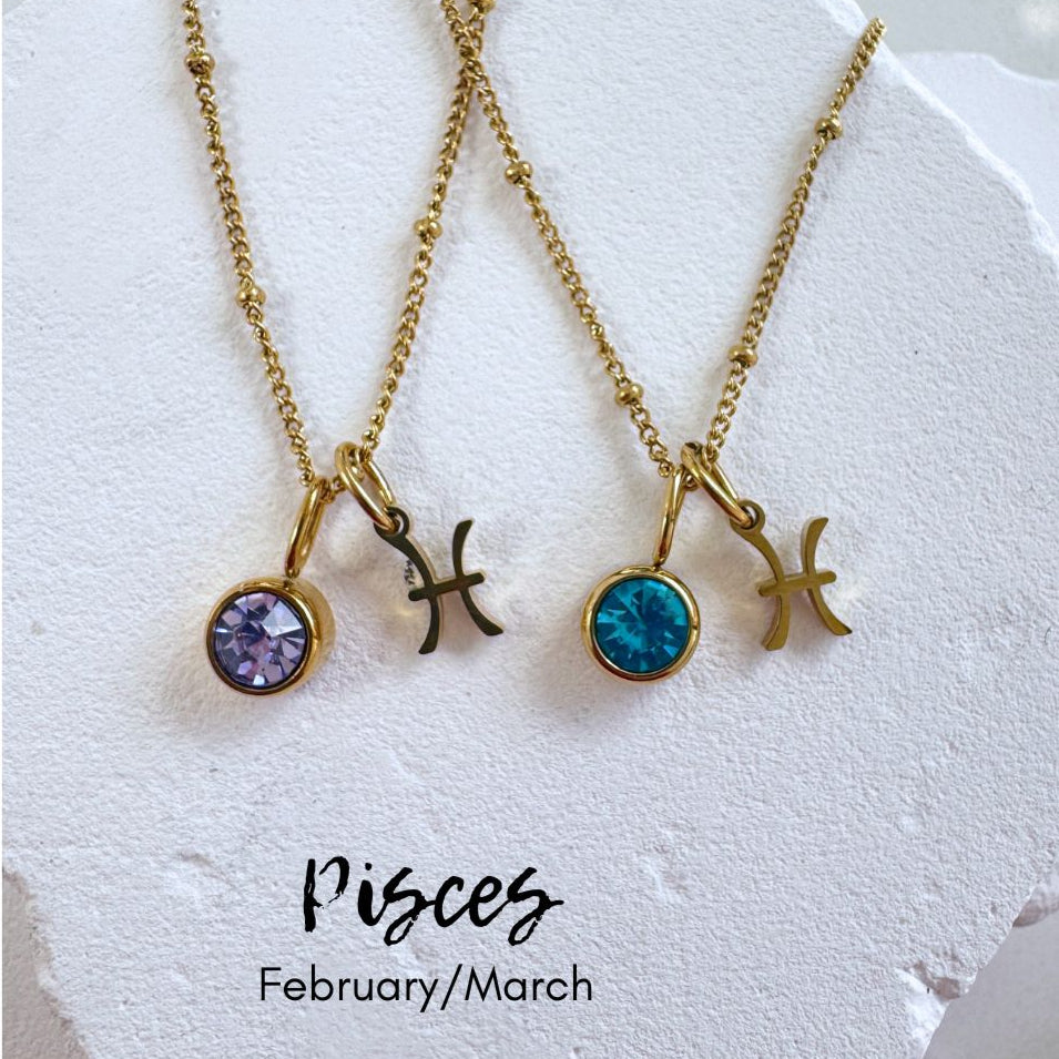 Birthstone/Zodiac/Constellation Charm Necklace