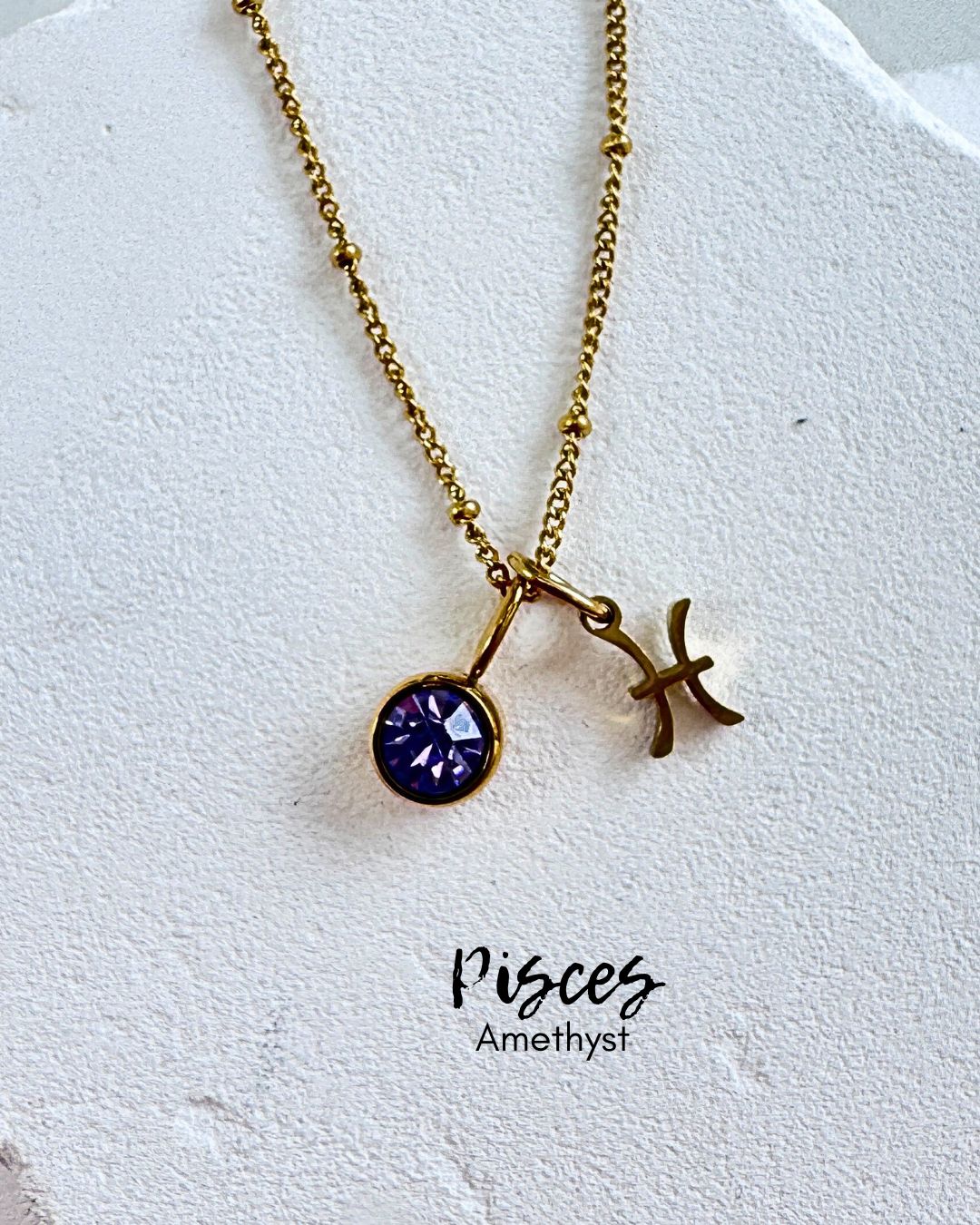 Birthstone/Zodiac/Constellation Charm Necklace