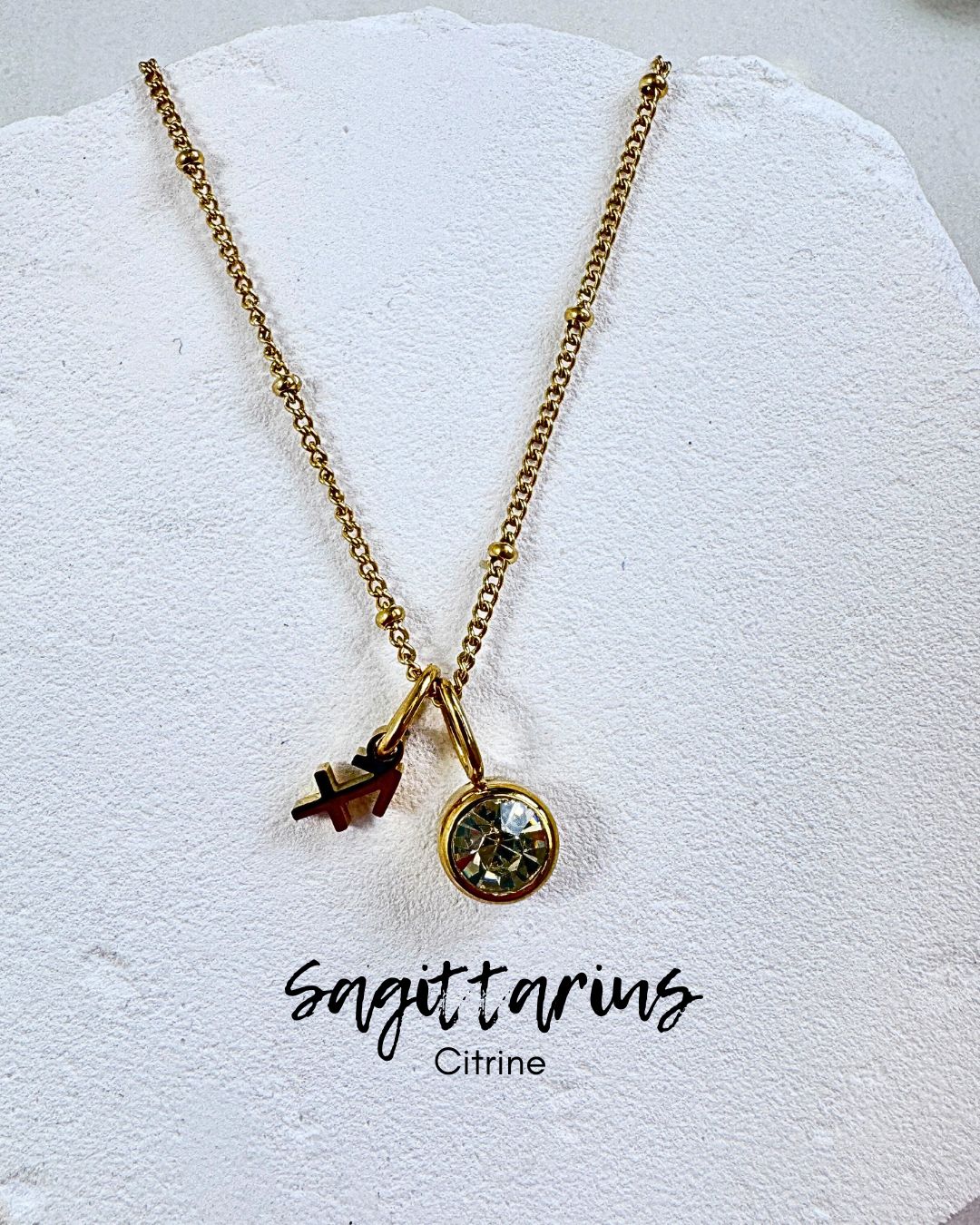 Birthstone/Zodiac/Constellation Charm Necklace