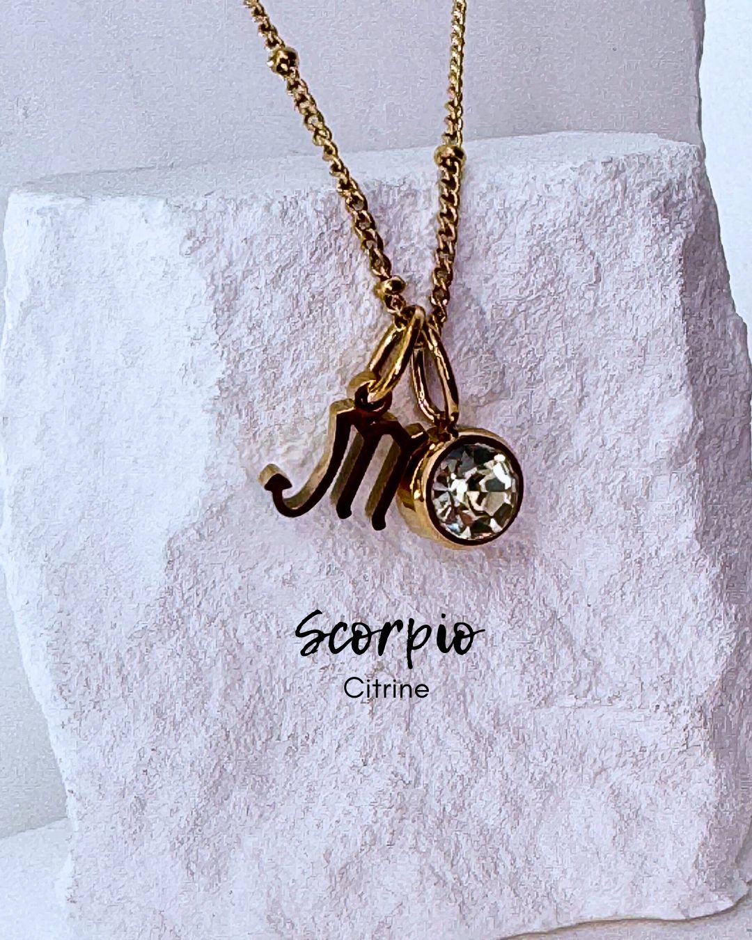 Birthstone/Zodiac/Constellation Charm Necklace