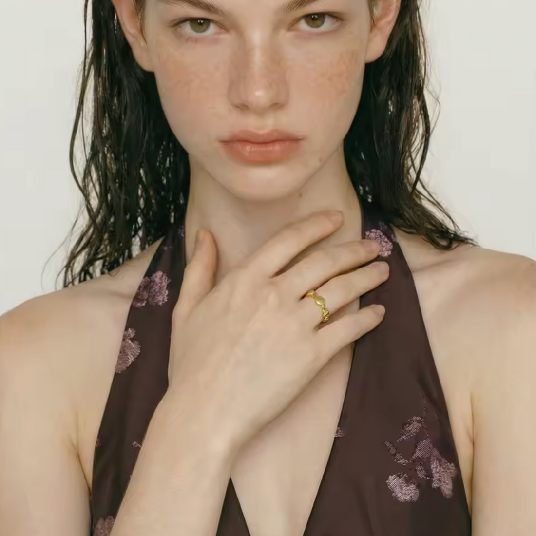 Finnie Shell Open Ring | Waterproof Gold & Silver Ring