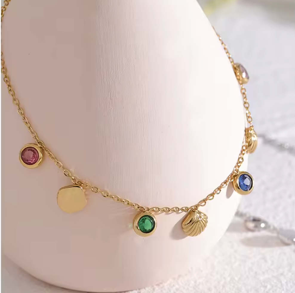 Isla |  Gold & Silver Waterproof Anklet
