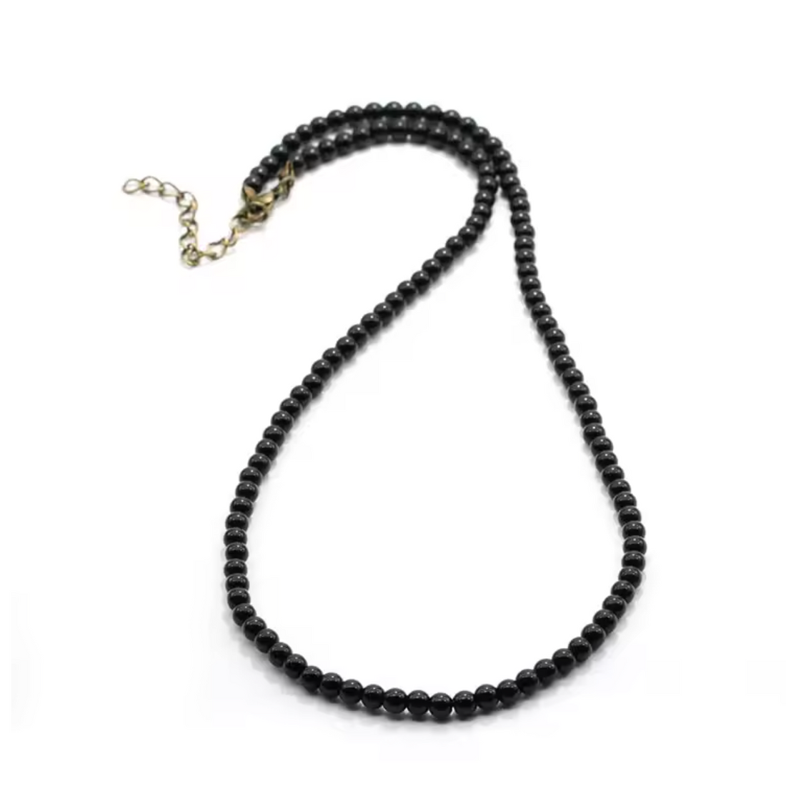 Obsidian Beaded Necklace