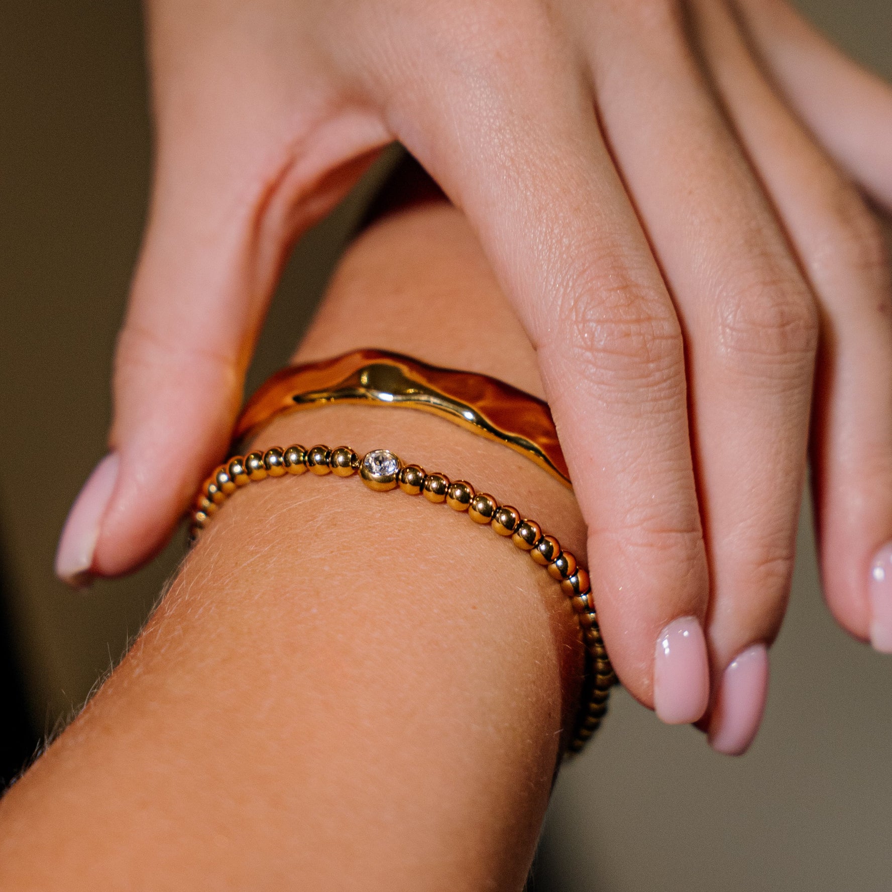 Lexi | Stainless Steel 18K Gold Plated Cuff Bangle