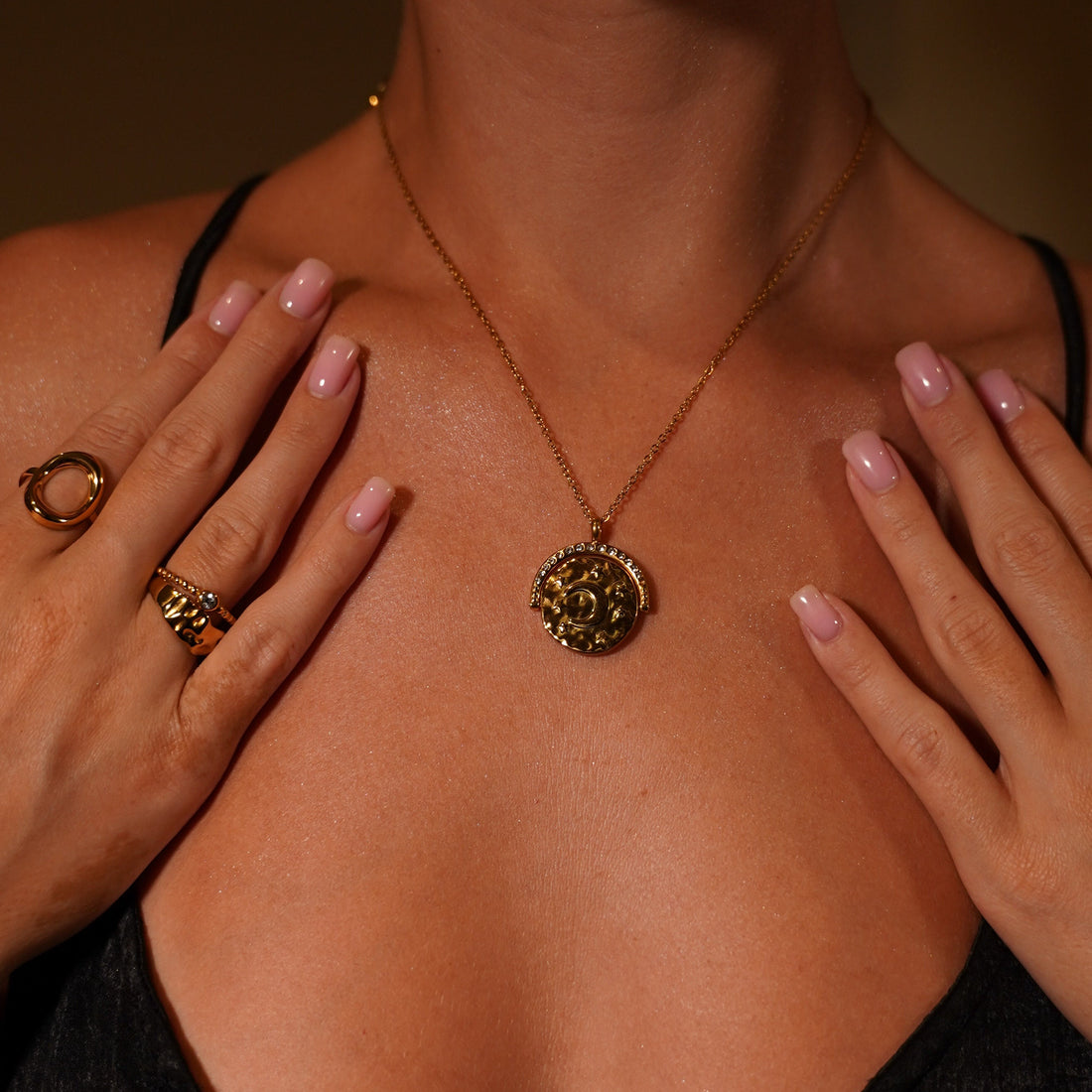 Rosie | Adjustable Gold Plated Stainless Steel Ring