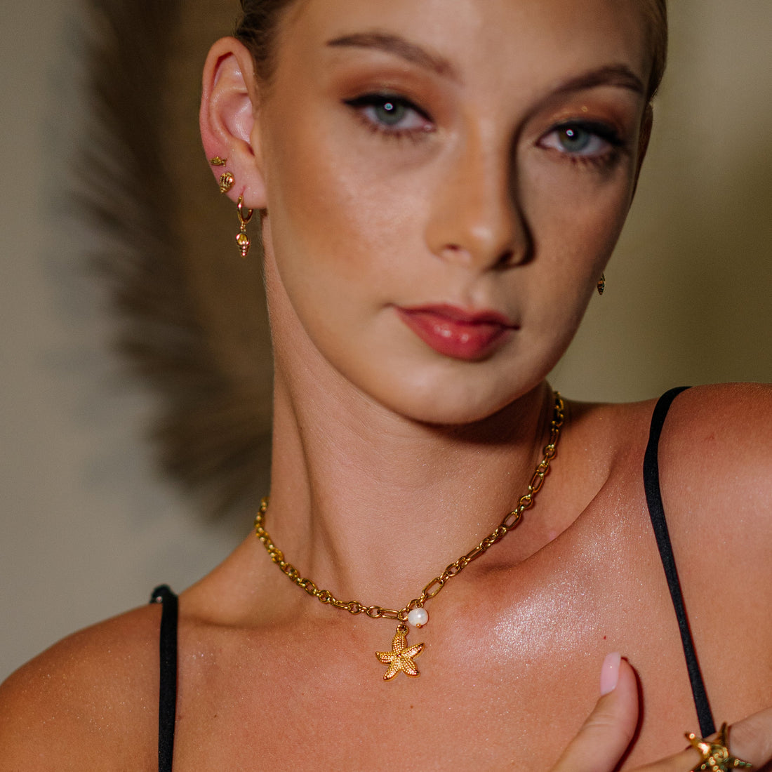 Nerissa - Starfish Charm Necklace