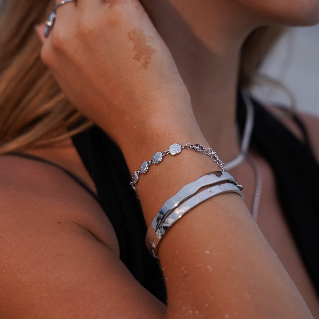 Lexi | Stainless Steel 18K Gold Plated Cuff Bangle