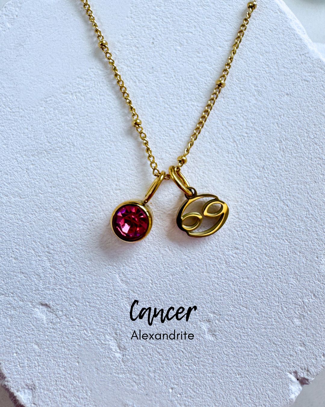 Birthstone/Zodiac/Constellation Charm Necklace