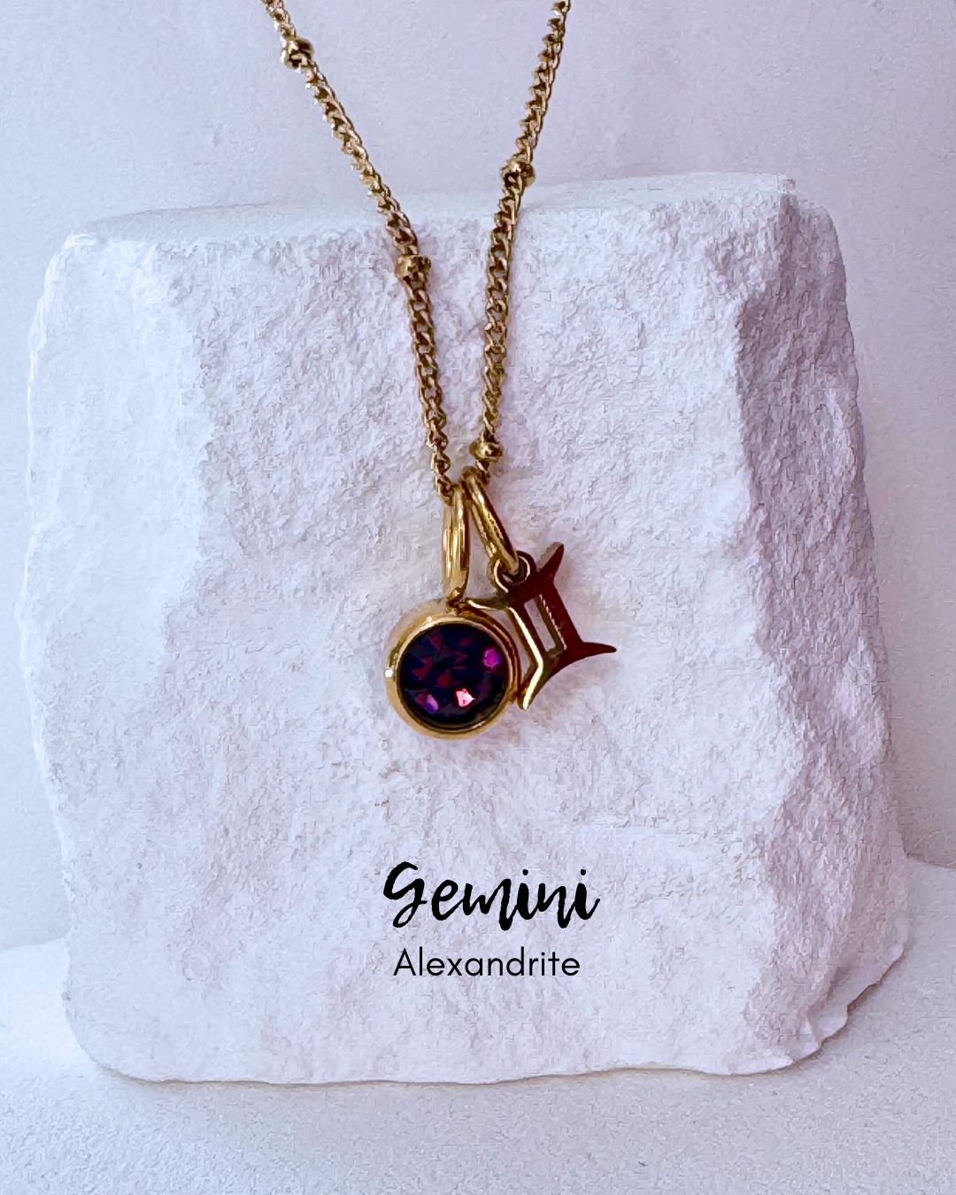 Birthstone/Zodiac/Constellation Charm Necklace