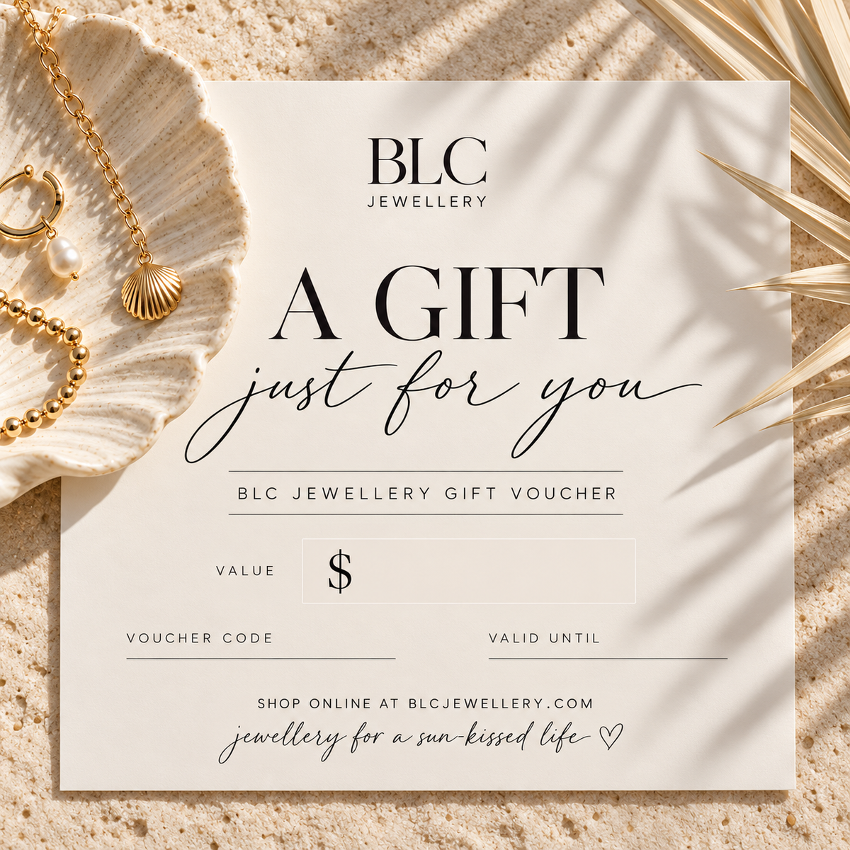 BLC Jewellery Gift Card