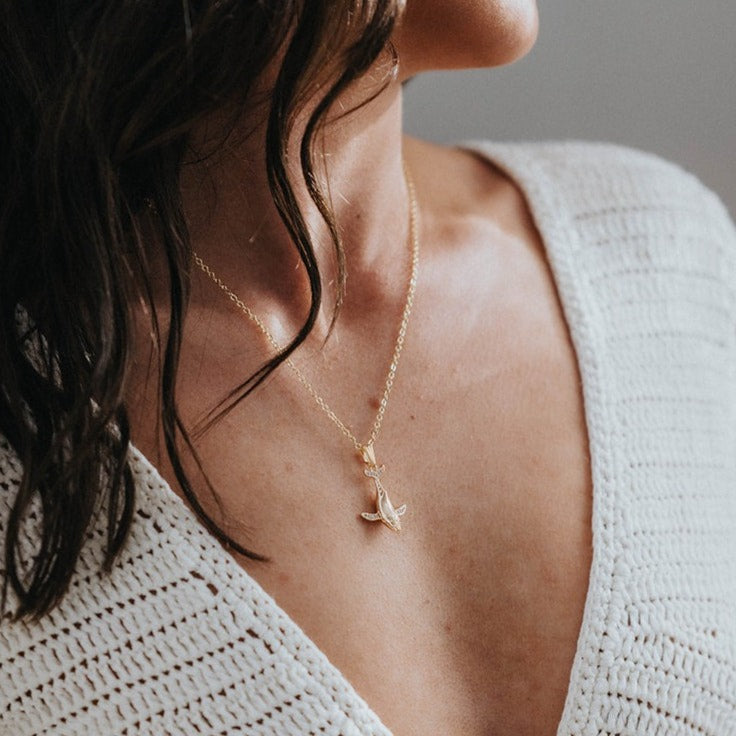 Willy | Whale Pendant Necklace - Boheme Life Collection
